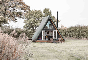 Glamping cabin Suffolk