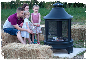 Boundary Farm Glamping Cooking Outdoors